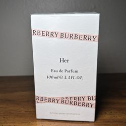 Burberry Her Parfum Spray Women 3.3 oz (100 Ml) New Sealed