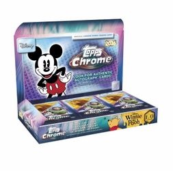 2026 Topps Chrome Disney  Sealed Hobby Box