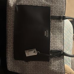 Guess Los Angeles gray and black Handbag Tote