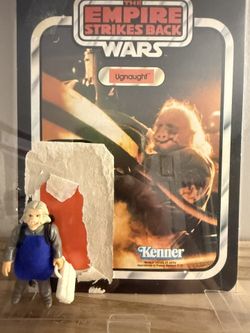  Vintage  Star Wars Ugnaught W/ Backing Card 