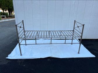 Wrought Iron Bench or Scttee