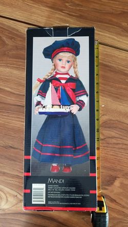 Mandi limited edition collectible porcelain doll