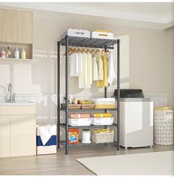 Portable closet rack , clothes rack