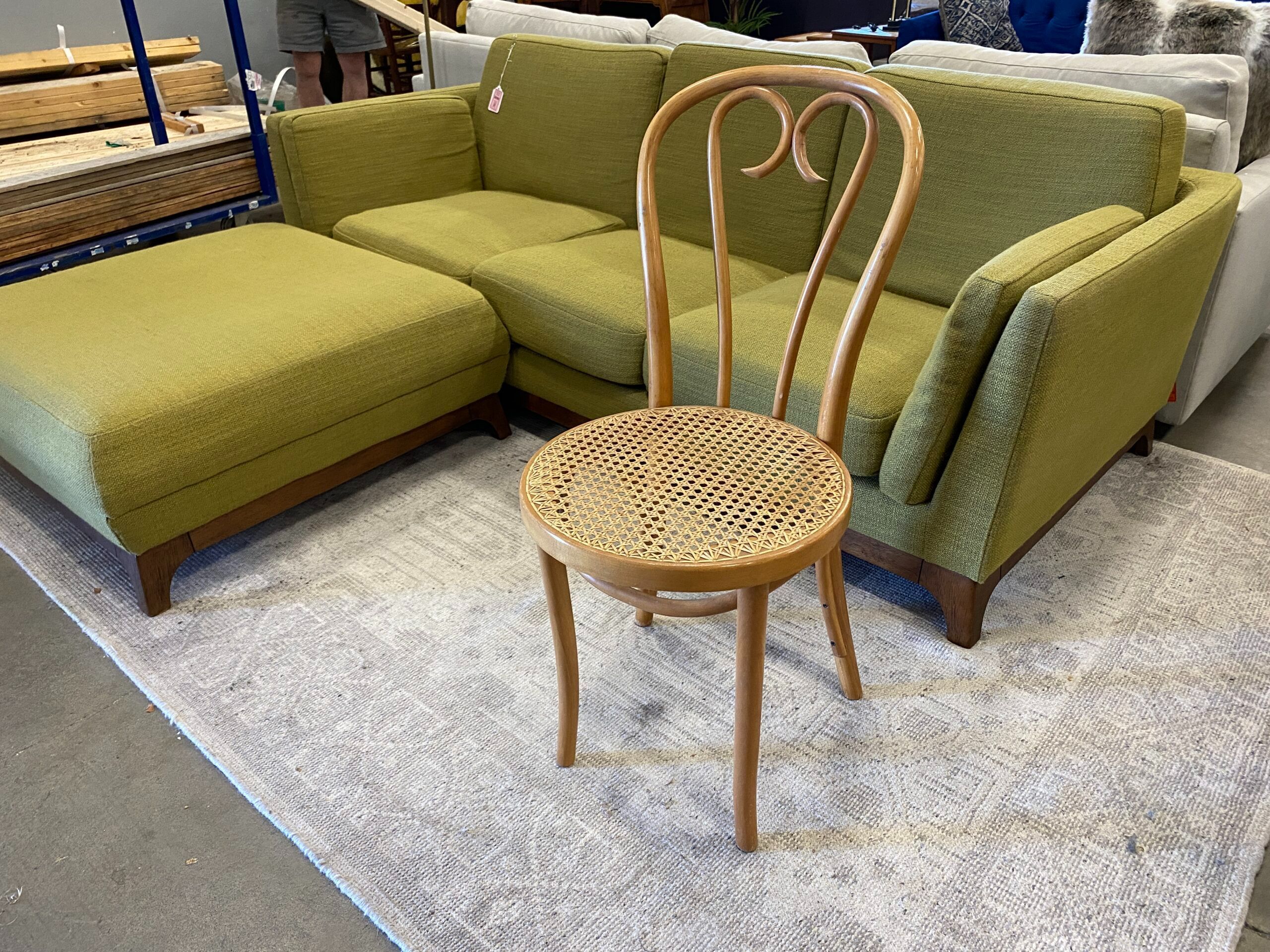 Bentwood Cane Chairs Set of 4
