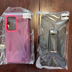 for Galaxy Note 20 Ultra Case with Belt Clip Holster, 2 Screen Protector, Military Grade Full Body Heavy Duty Shockproof Rugged Protective Cover for S