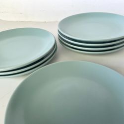 ** IKEA 8 Dinner and 8 Salad Plates ** A + Condition