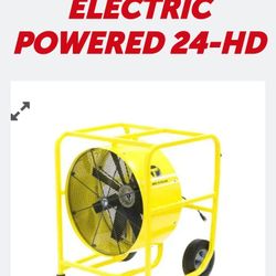 Tempest 24in Construction Fan 