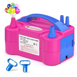IDAODAN Electric Balloon Pump Portable Electric Balloon Blower Machine