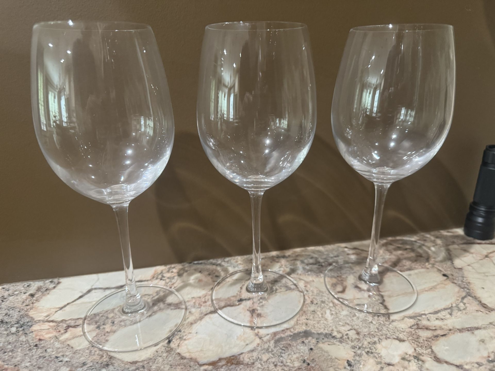 Set Of 8 Large Wine Glasses