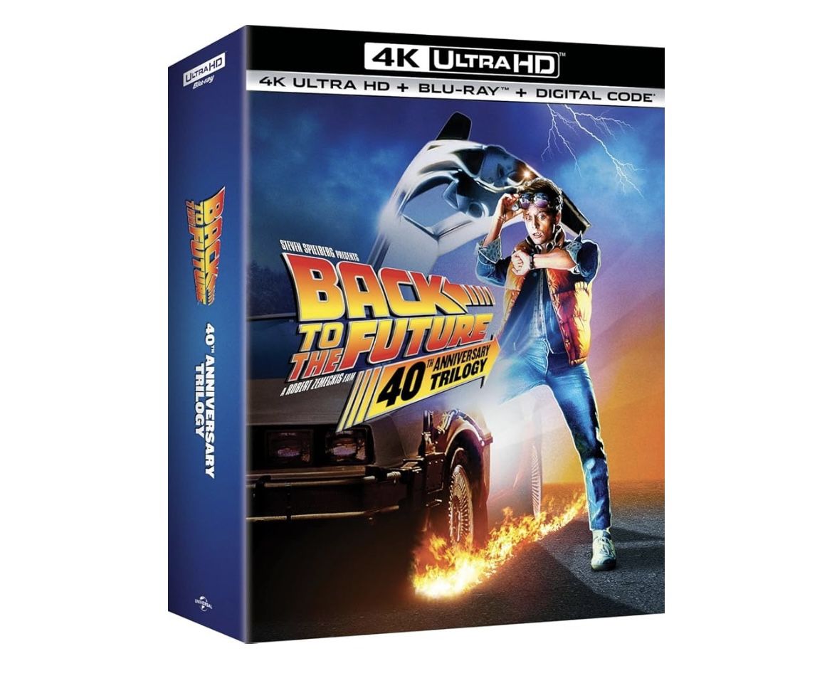 Back to the Future Trilogy (4K) Brand New 40th Anniversary Edition!