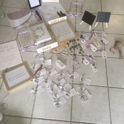 Wedding Items  for Ceremony and Reception-Signs,favors,baskets,planner,favors,decor