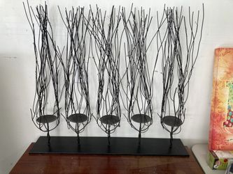 Large Metal Candle Holder