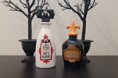 halloween decor potion bottles