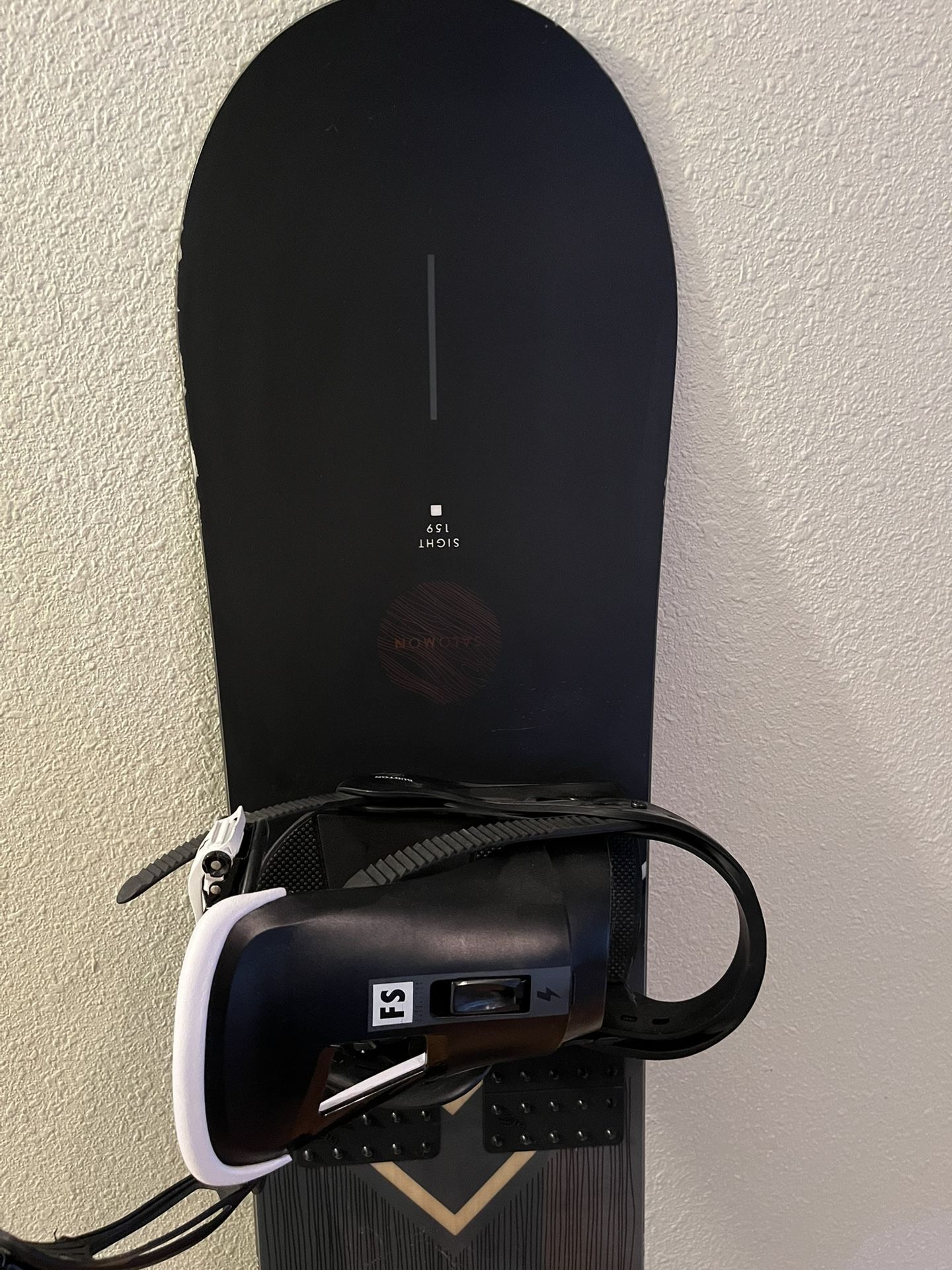 Snowboard With Bindings