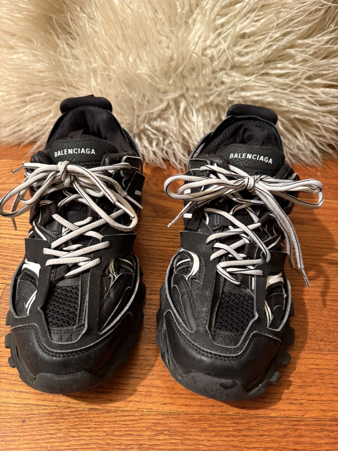 Men’s Balenciaga Track Sneaker 'Black White' 2021 Size 42 Used