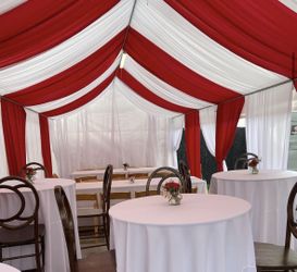 Red Tent Drapes For Sale