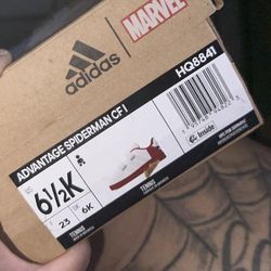 Brand New Adidas Boy Spiderman Sneakers 