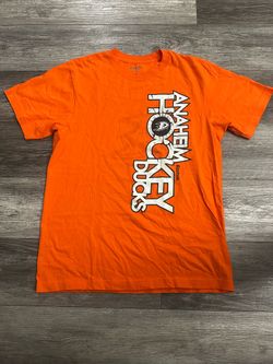 Men’s Anaheim Ducks Hockey Orange shirt large