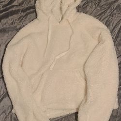 Cropped Warm Fluffy Hoodie 