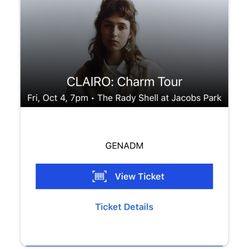 Clairo at the Rady Shell 10/4