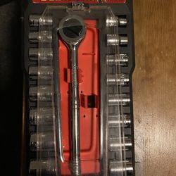 Ultra Steel 18 In Piece Socket Set