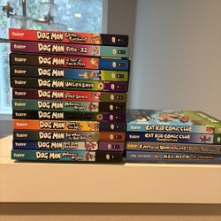 Dog Man and Cat kid Books
