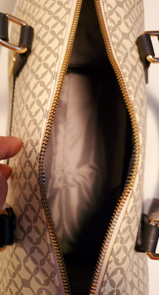 Deluxity Tan Multi Crossbody Handbag Purse Vegan Leather Size Small NWT