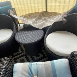 Wicker Patio Furniture Set