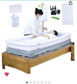 Inflatable Bedside Shower/bathtub