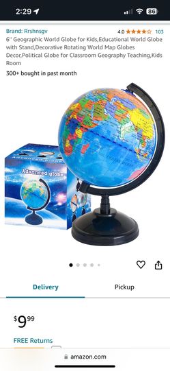 6 Inch Globe
