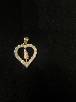 10k gold pendant #108928-2 MJ