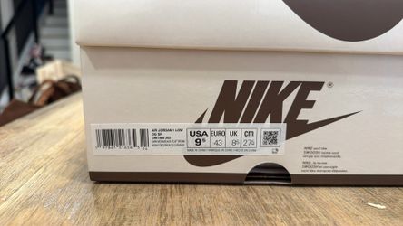 Air Jordan 1 Low Travis Scott Velvet Brown