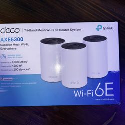 TP-Link AXE5300 Mesh WiFi system