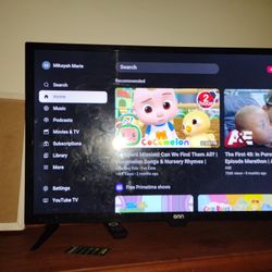 32 In Onn Roku Tv w Remote