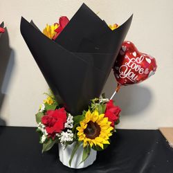 Sunflowers Valentine Arrangement 