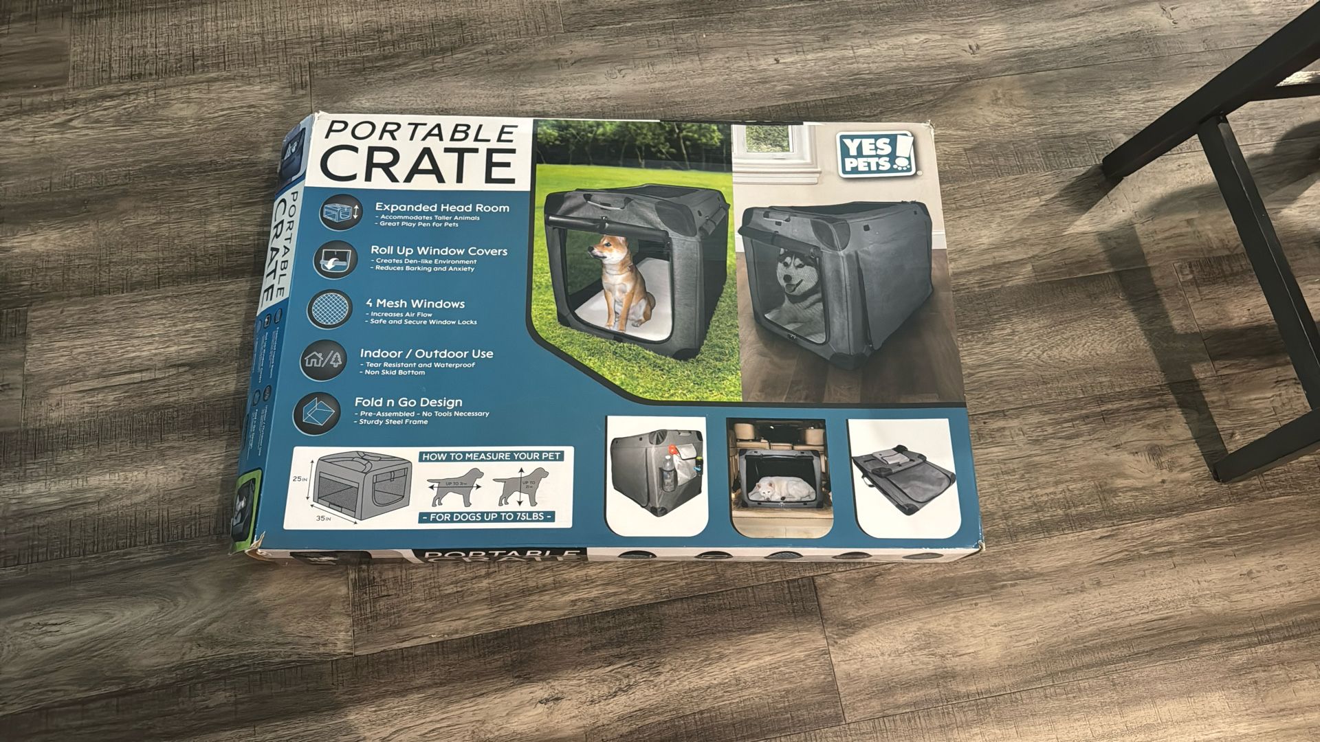 Potable Dog Crate Never Used