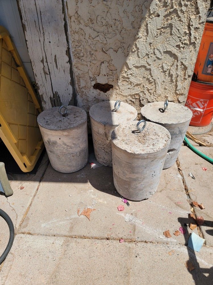 Concrete Block Anchors with loops