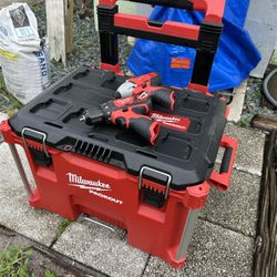 Pack out Rolling Tool Box With M12 Drivers 