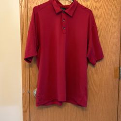 Nike Golf Polo - Victory Red - Size Large 