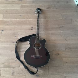 Ibanez Acoustic-Electric Bass Guitar Dark Violin Sunburst