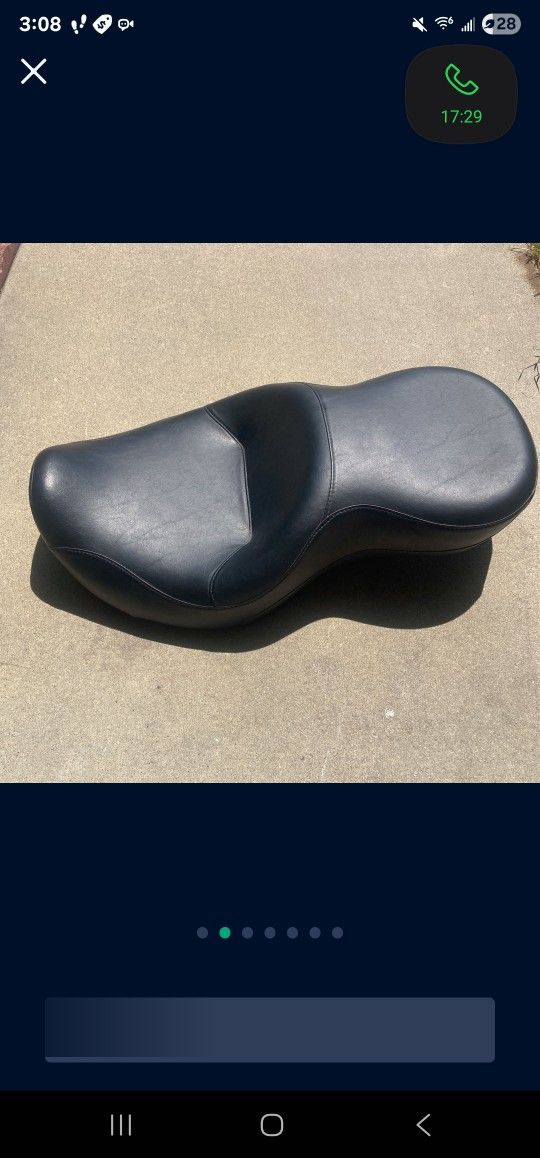 Harley-Davidson motorcycle seat
