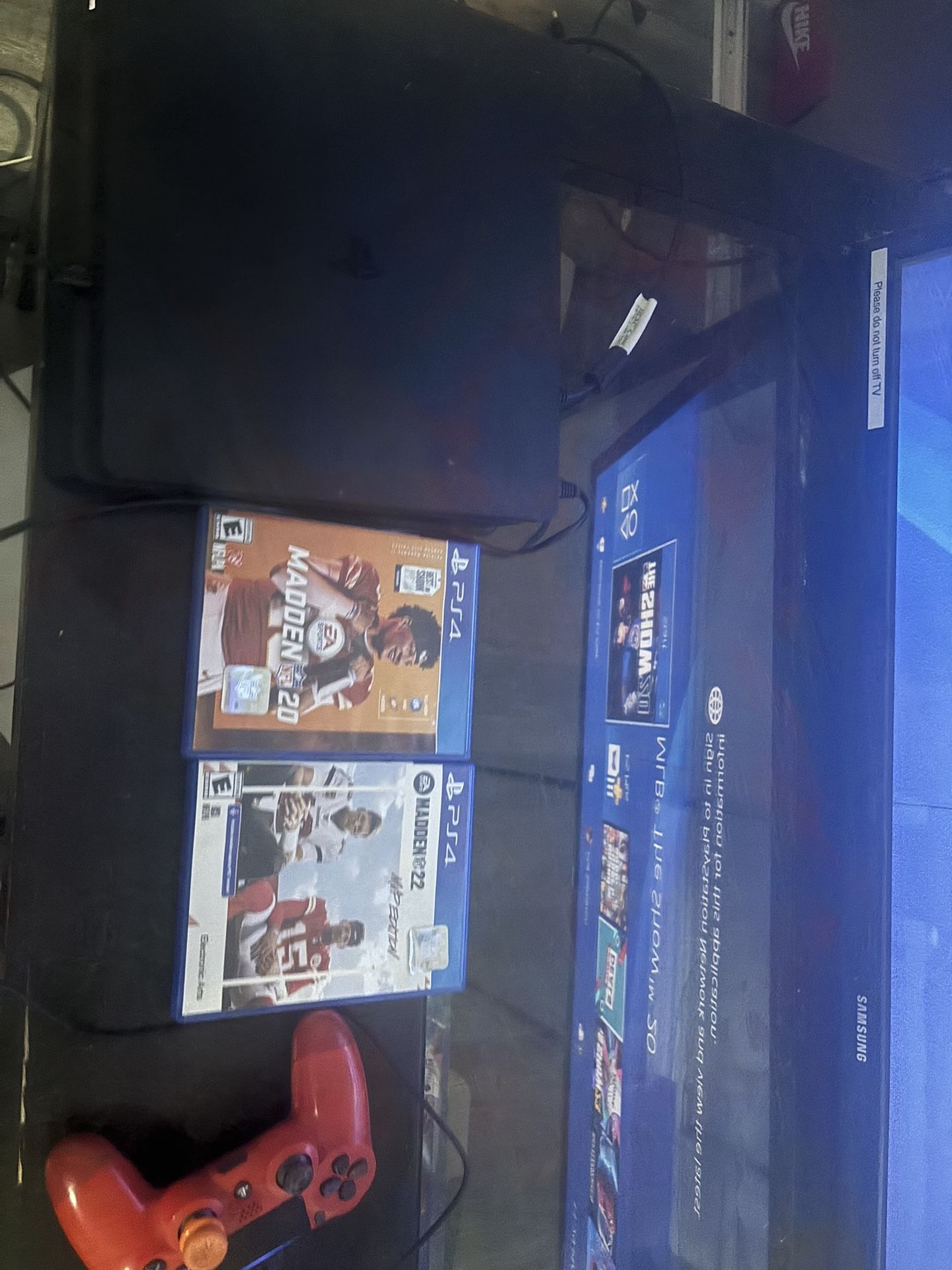 Ps4 Slim 1 Controller 2 Games And Cords