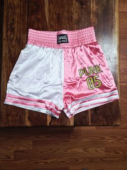 Steve Aoki's DIM MAK/ One-Piece Collab Women's Pink Atlas Shorts
