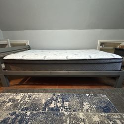 IKEA Single Bed Frame And Mattress 