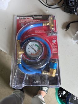 AutoCraft R-134a Heavy-Duty AC Charging Hose