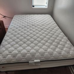 Bed Frame With Full Mattress 