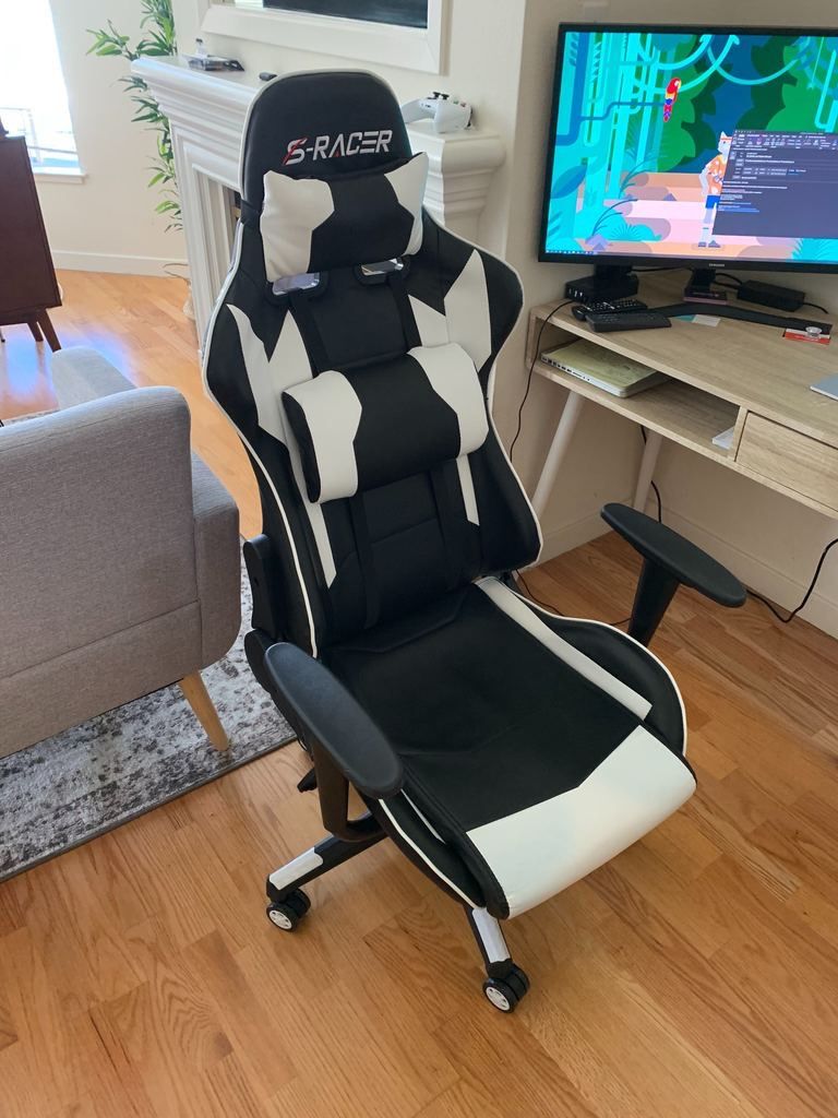 Ergonomic Genuine Leather Chair (Originally 280$)