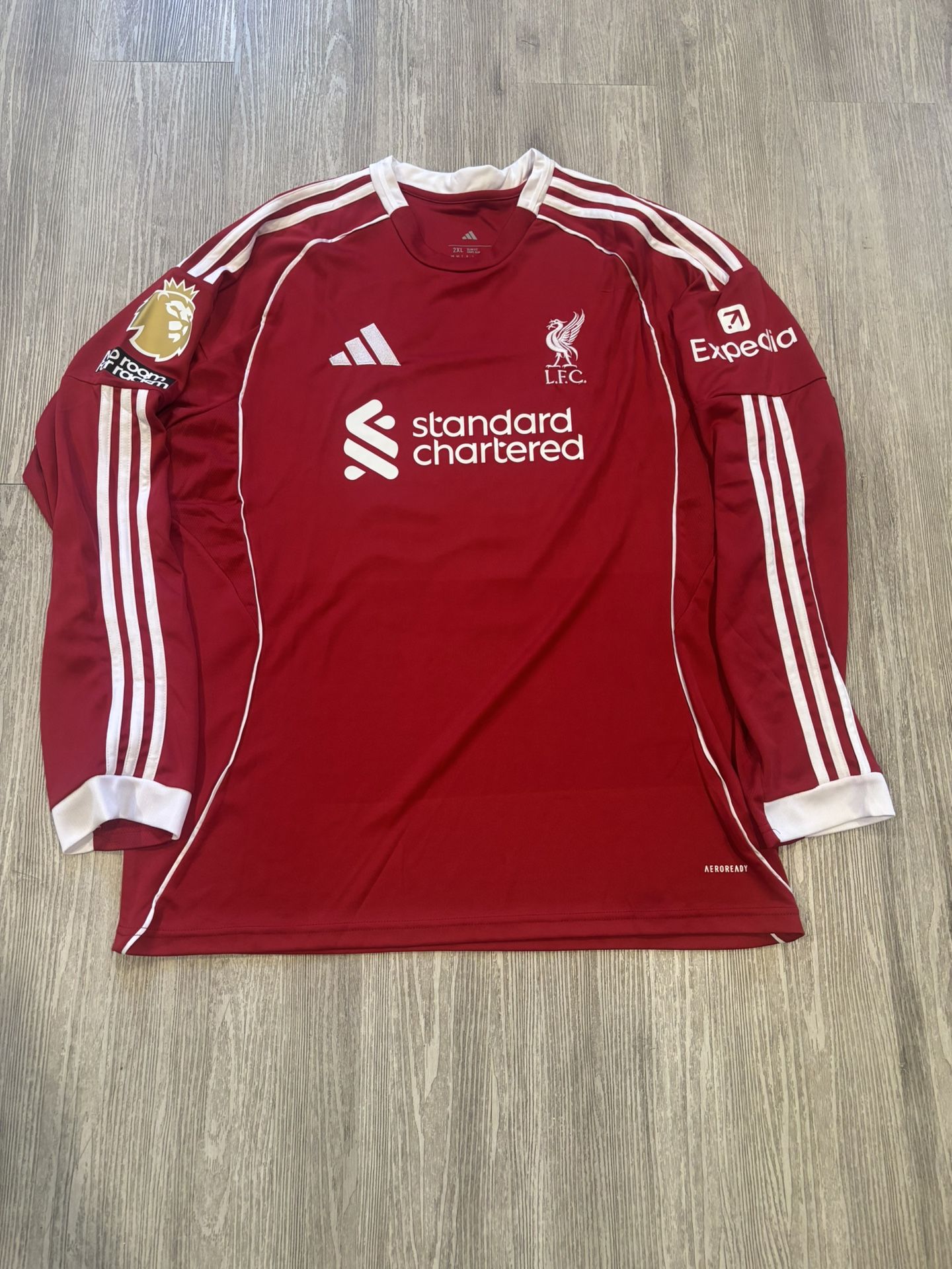 Adidas 2025/26 Liverpool Home Jersey Salah Size 2XL