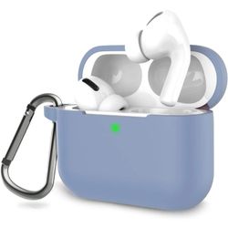 AirPods Pro Case Cover, 4 Colors Available, Music Tracker Protective Silicone Carrying Case with Keychain for AirPods 3 Charging Case (Front LED Visib