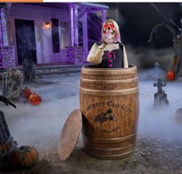 Shop Home Accents Holiday 4.5 FT Grave & Bones Animated LED Cabernet Casualty